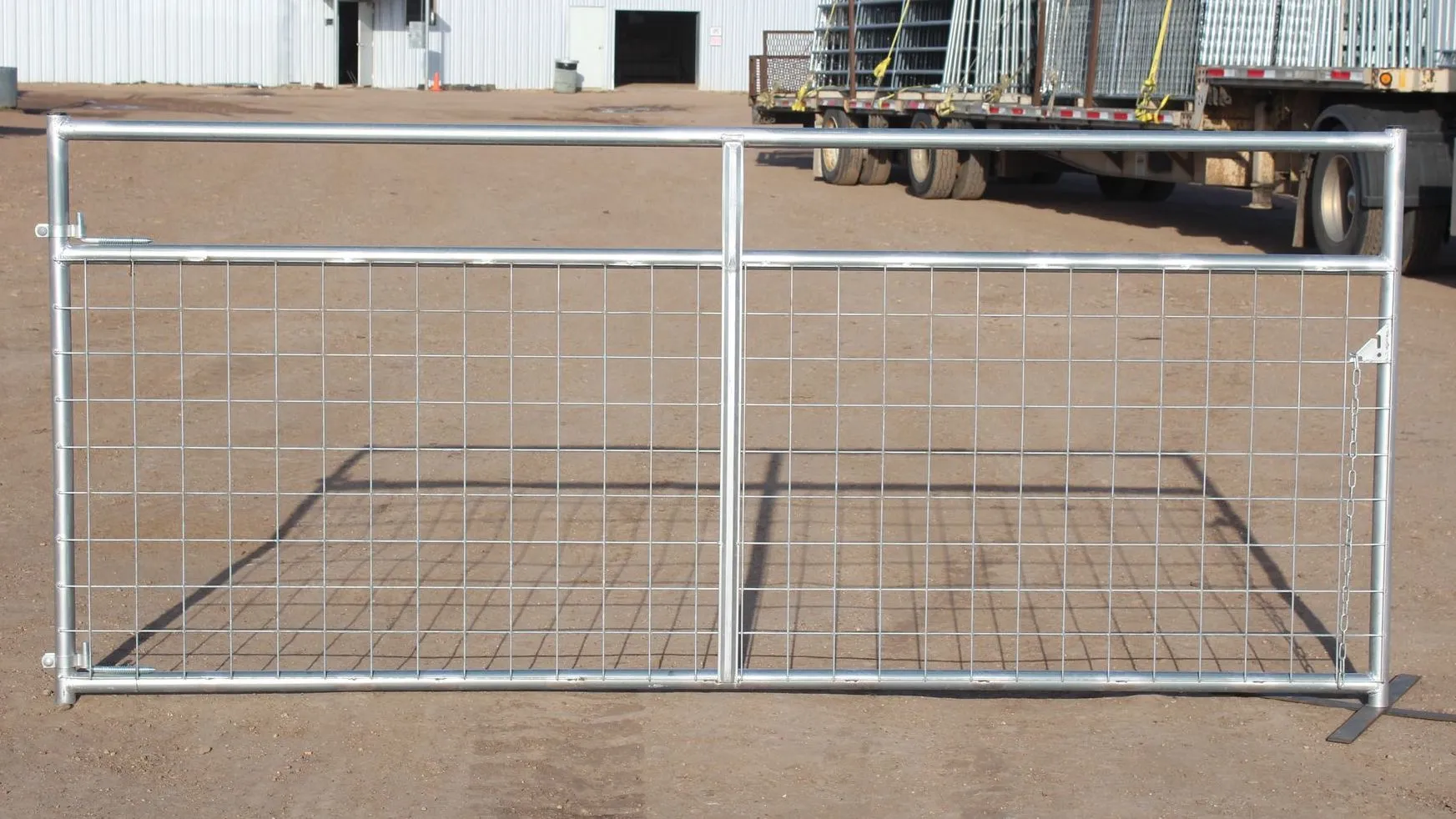 Main 3 - Wire-Filled Galvanized Tube Gate 10' 1-5/8" 50"High - San Antonio Retail