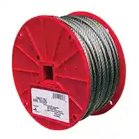 Main 1 - Cable Ft Uncoated Stainless Steel 1/8" 340Lb WLL 250' Spool (By-the-Foot) 7000426 - San Antonio Retail