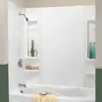 Main 1 - Tub Wall Kit White Hi-Gloss Finesse 48-61"X30-34"X59", 101594-000-129 - San Antonio Retail
