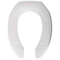 Main 2 - Toilet Seat White Elongated 1955C-000 O.F. Plastic 1955CT-000 - San Antonio Retail