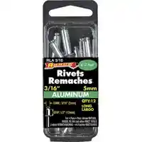 Main 1 - Pop Rivet Aluminum 3/16X1/2  12Pk Rla3/16 - San Antonio Retail