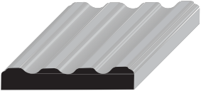 Main 1 - Casing Moulding 7' Fluted Primed Finger Joint 3-1/4" 7373 - San Antonio Retail