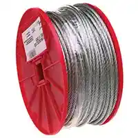 Main 1 - Cable Ft Uncoated Wire 1/8" 340Lb WLL 500' Spool (By-the-Foot) 700-0427 - San Antonio Retail