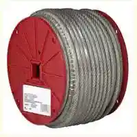 Main 1 - Cable Ft Uncoated Wire 3/16" 840Lb WLL 250' Spool (By-the-Foot) 700-0627 - San Antonio Retail