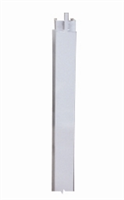 Main 1 - Mullion Bar White 3'0" 180Deg Vinyl #400 - San Antonio Retail