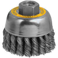 Main 2 - Grinding Cup Brush 3Xm10X1-1/4 Knotted Wire Dw4915 - San Antonio Retail