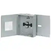 Main 1 - 125 Amp 4-Space 8-Circuit Main Lug Outdoor Breaker Box BRC48L125RP/BRC48L125RP - San Antonio Retail