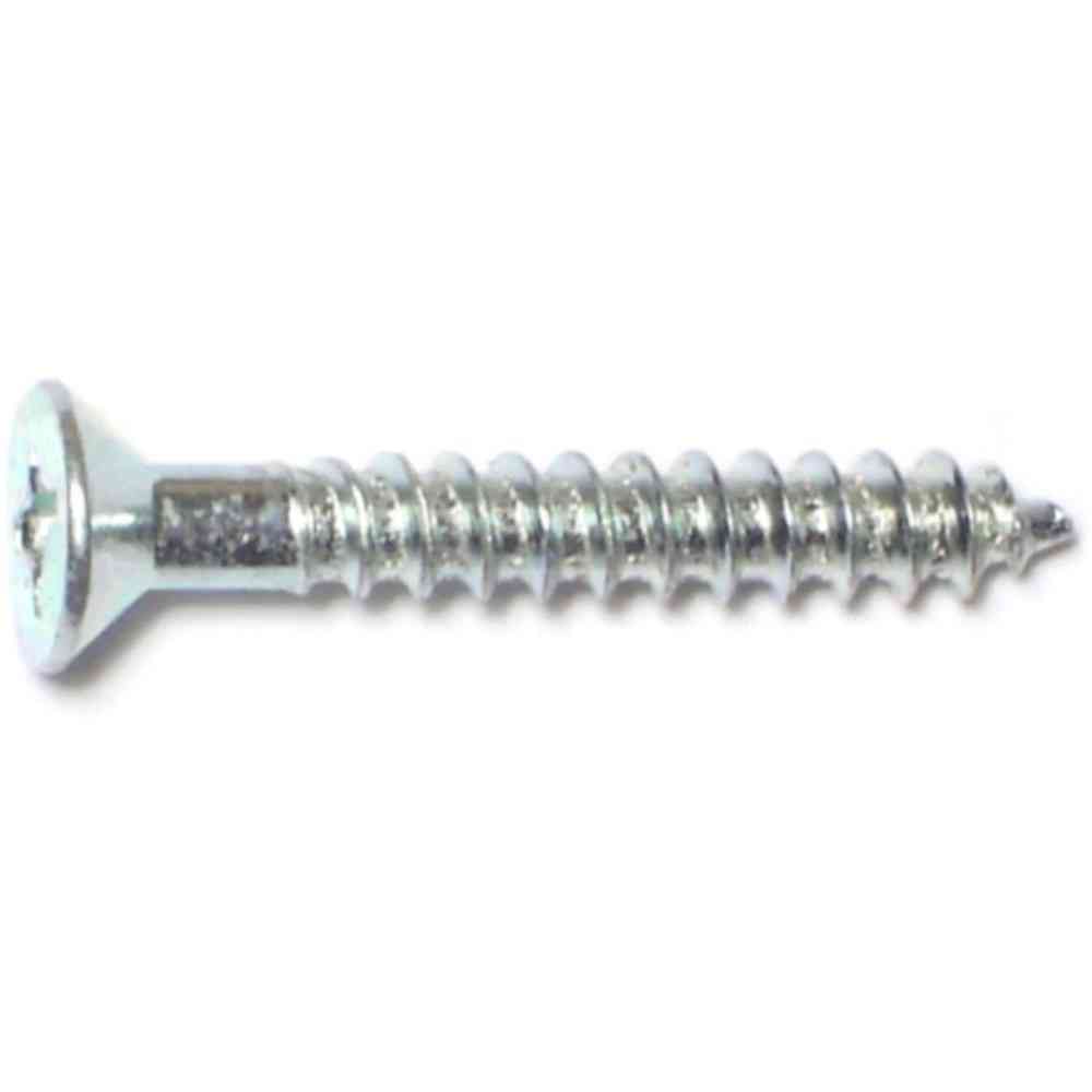 Main 2 - Phillips Flat Wood Screw #6X1" Zinc - San Antonio Retail