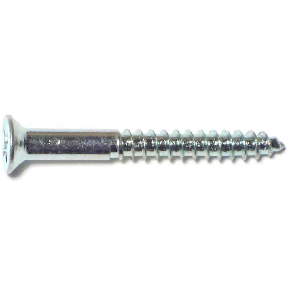 Main 2 - Phillips Flat Wood Screw #8X1-1/2" Zinc - San Antonio Retail