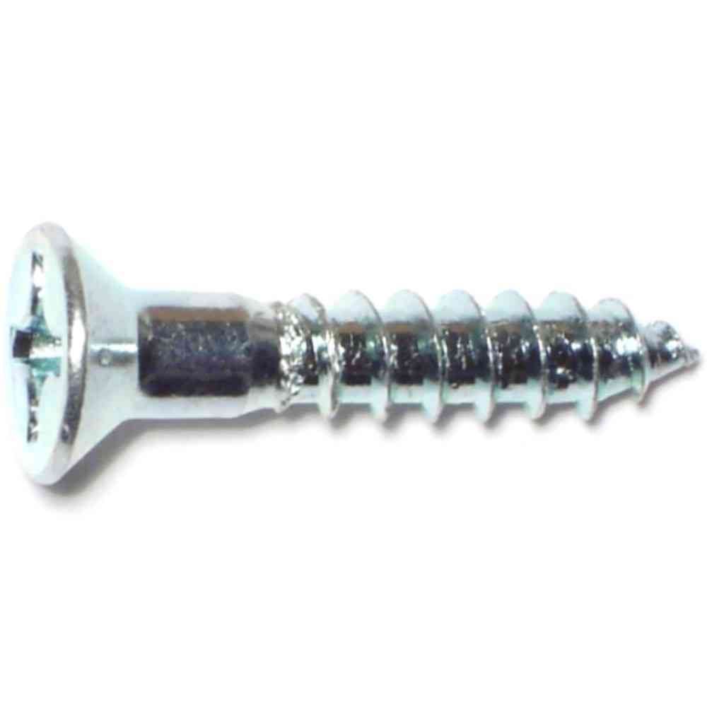 Main 2 - Phillips Flat Wood Screw #10X1" Zinc - San Antonio Retail