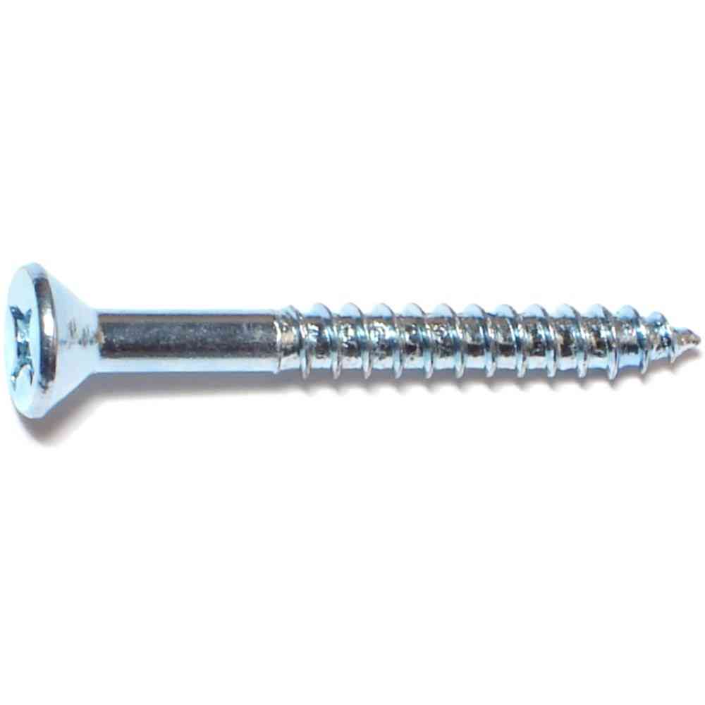 Main 1 - Phillips Flat Wood Screw #10X1-3/4" Zinc - San Antonio Retail