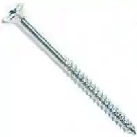 Main 1 - Phillips Flat Wood Screw #12X3" Zinc - San Antonio Retail