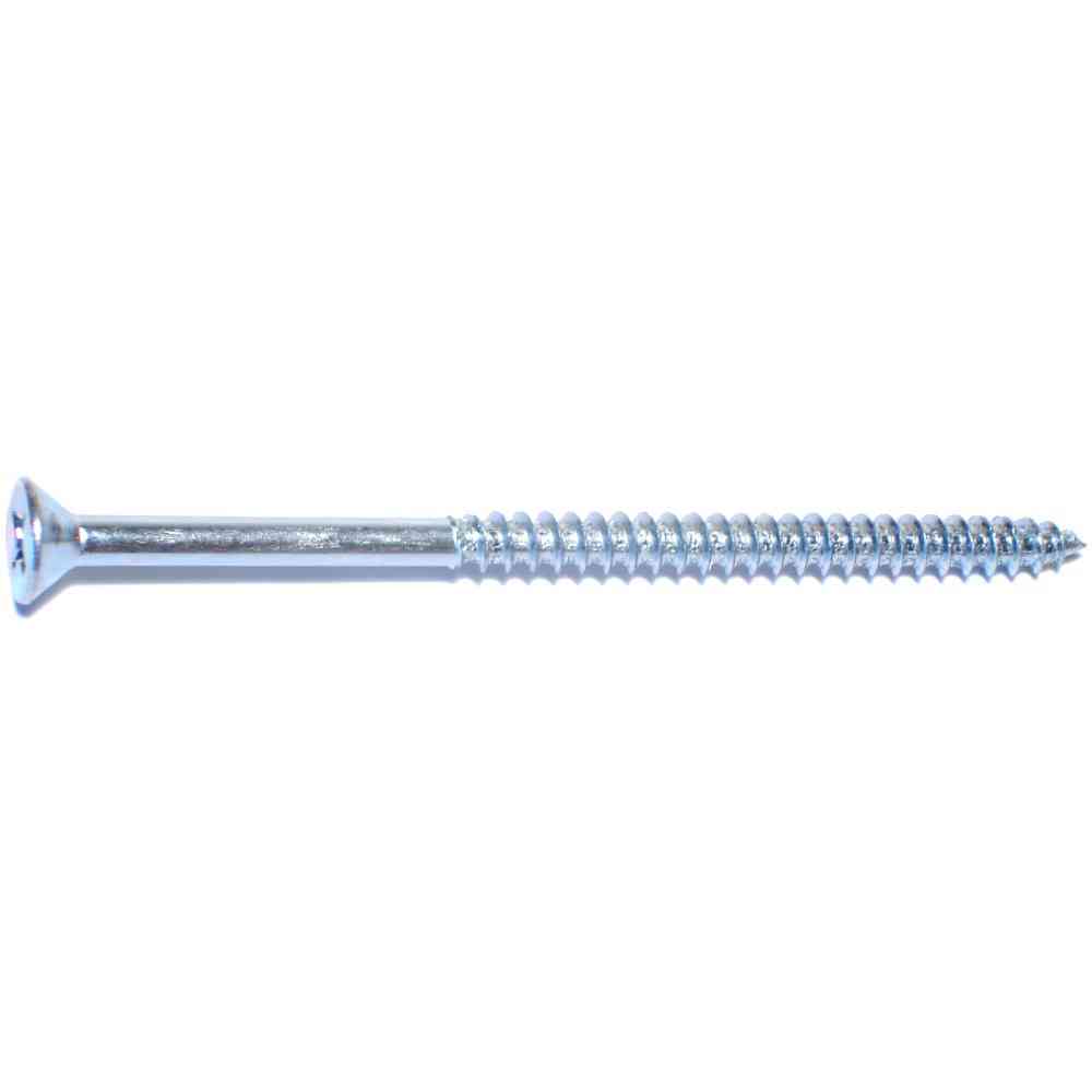 Main 1 - Phillips Flat Wood Screw #12X4" Zinc - San Antonio Retail