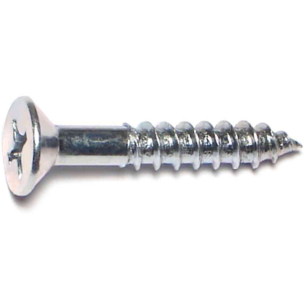 Main 2 - Phillips Flat Wood Screw 1/4"X1-1/2" Zinc - San Antonio Retail