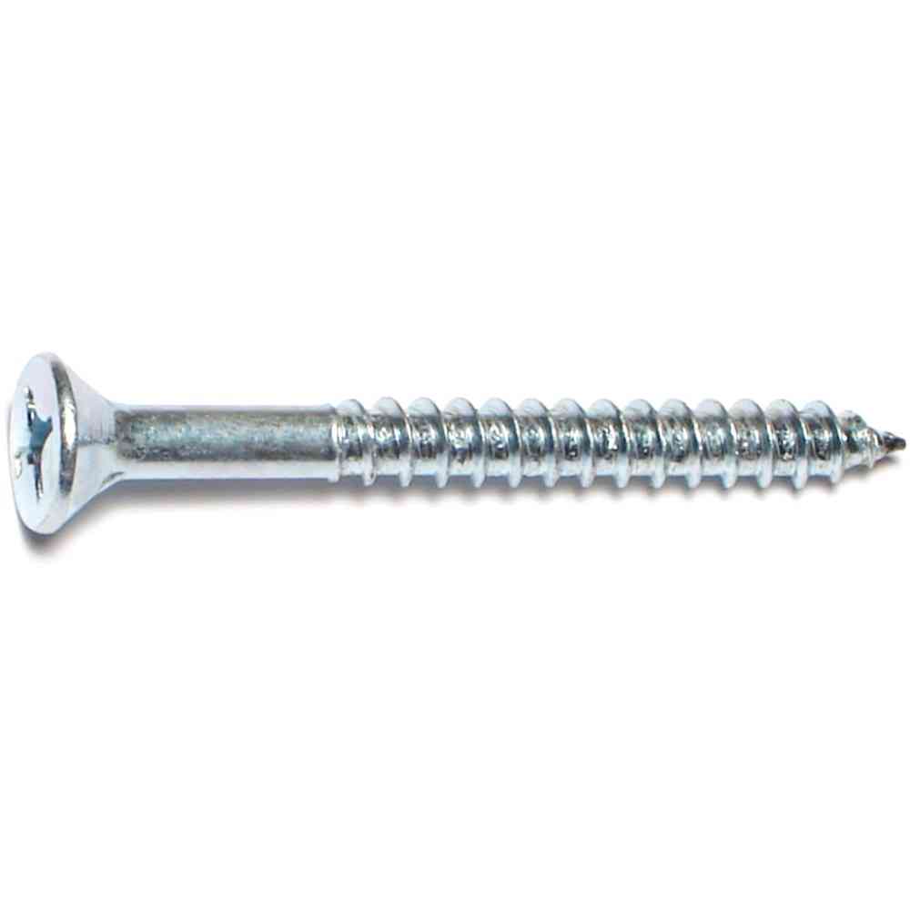 Main 1 - Phillips Flat Wood Screw 1/4"X2-1/2" Zinc - San Antonio Retail