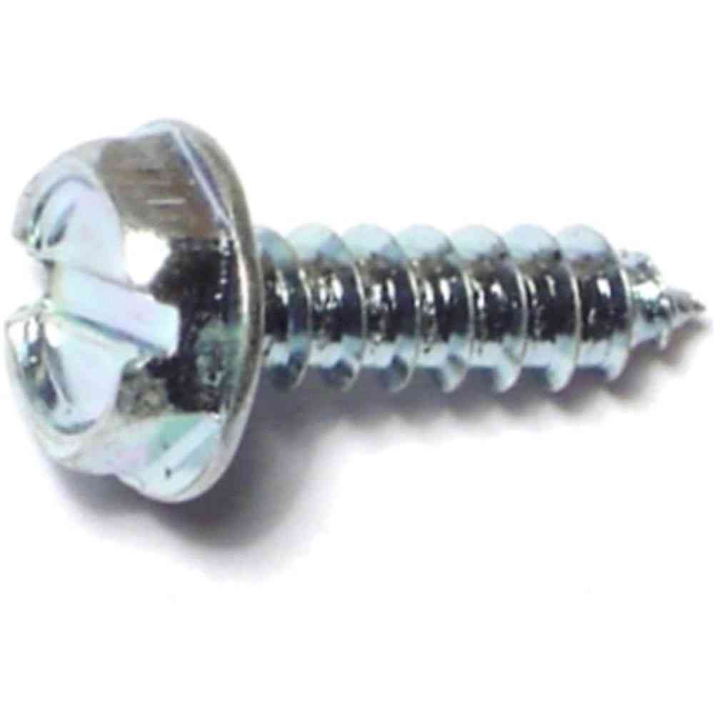 Main 2 - Slotted Hex Washer Sheet Metal Screws #6X1/2" Zinc - San Antonio Retail
