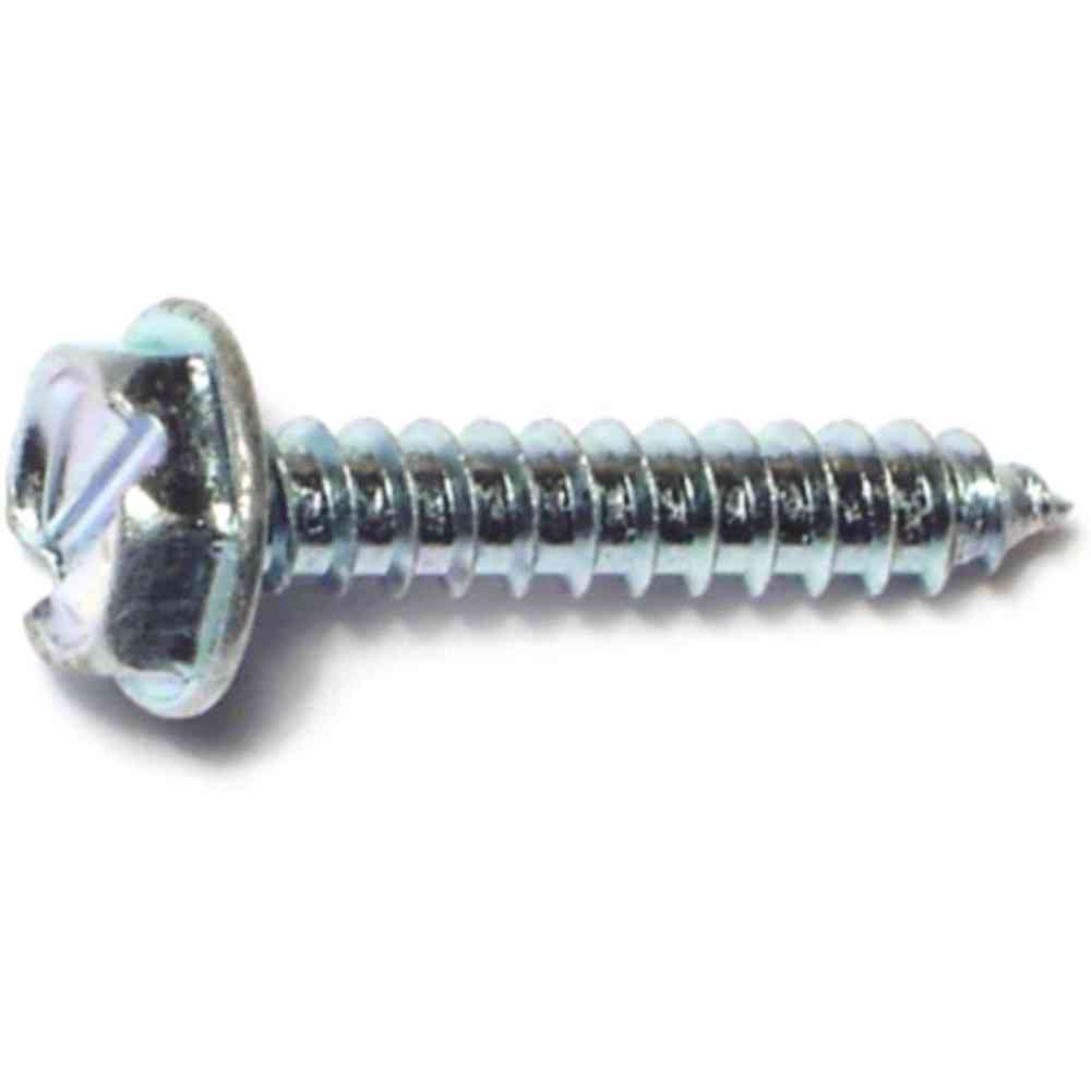 Main 1 - Slotted Hex Washer Sheet Metal Screws #6X3/4" Zinc - San Antonio Retail