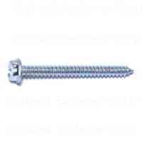 Main 1 - Slotted Hex Washer Sheet Metal Screws #8X1-3/4" Zinc 100/pk - San Antonio Retail