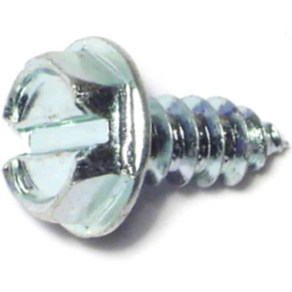 Main 2 - Slotted Hex Washer Sheet Metal Screws #10X1/2" Zinc - San Antonio Retail