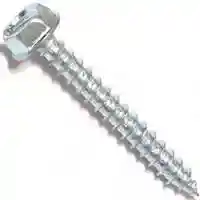 Main 1 - Slotted Hex Washer Sheet Metal Screws #10X1-1/2" Zinc - San Antonio Retail