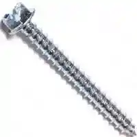 Main 1 - Slotted Hex Washer Sheet Metal Screws #12X2" Zinc - San Antonio Retail