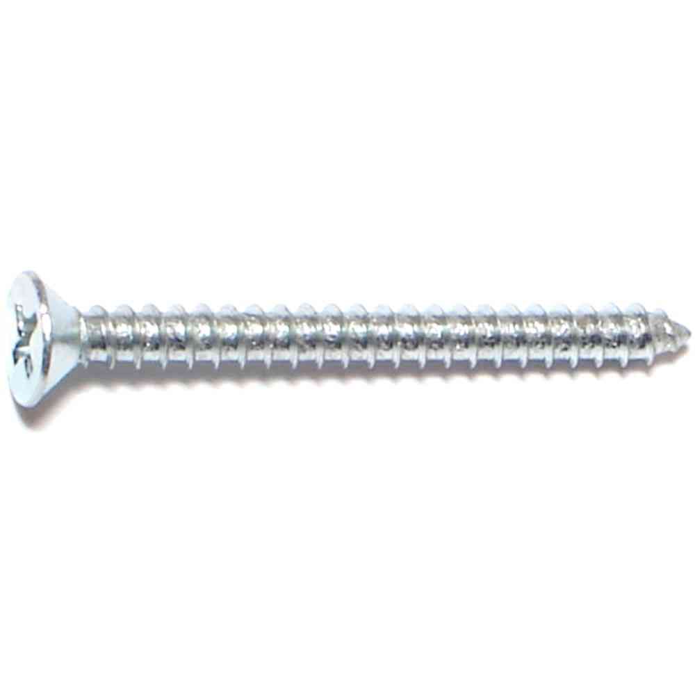 Main 1 - Phillips Flat Sheet Metal Screw #6X1-1/2" Zinc - San Antonio Retail