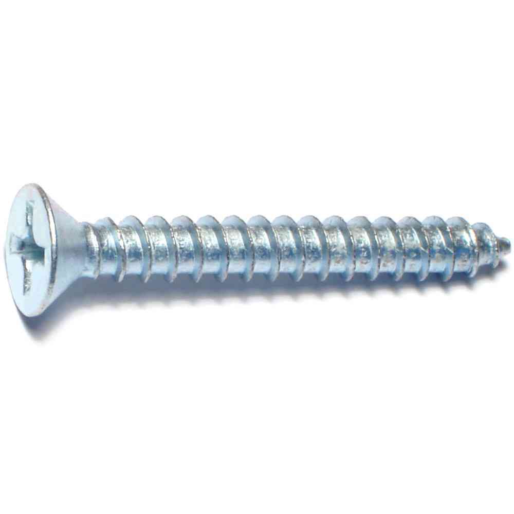 Main 1 - Phillips Flat Sheet Metal Screw 1/4"X2" Zinc - San Antonio Retail