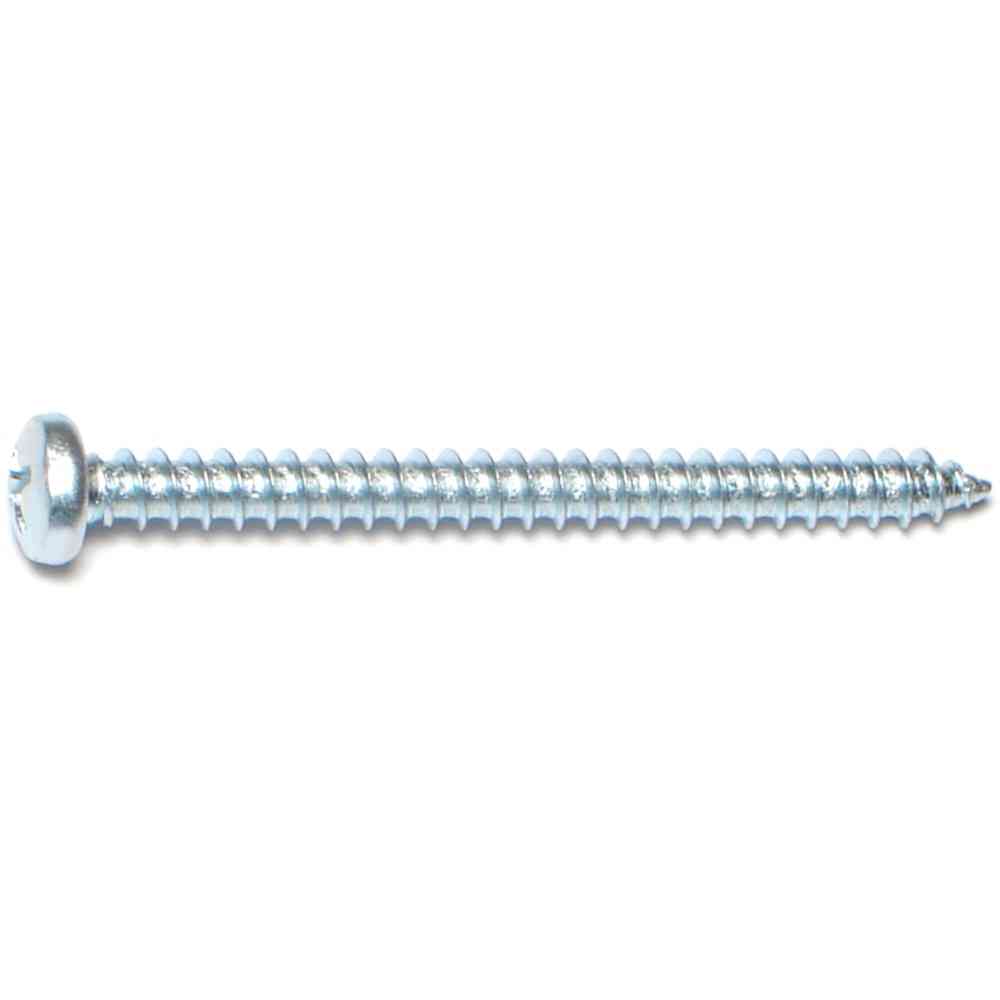 Main 1 - Phillips Pan Sheet Metal Screw #8X2" Zinc - San Antonio Retail