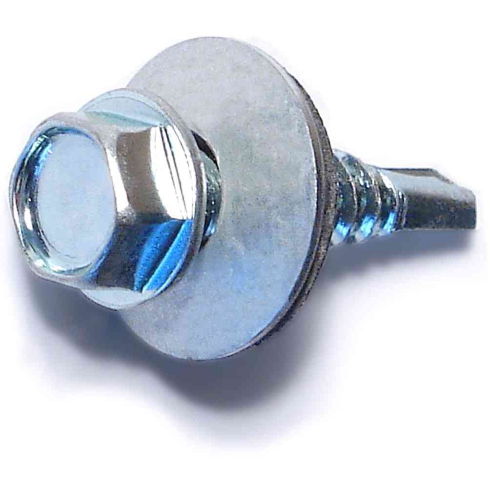 Main 1 - Hex Bond Self Drilling Screw w/ Washer #12X1" Zinc - San Antonio Retail