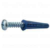 Main 1 - Combo Pan Anchor Kit #8-10X3/4" Plastic w/ Screw - San Antonio Retail