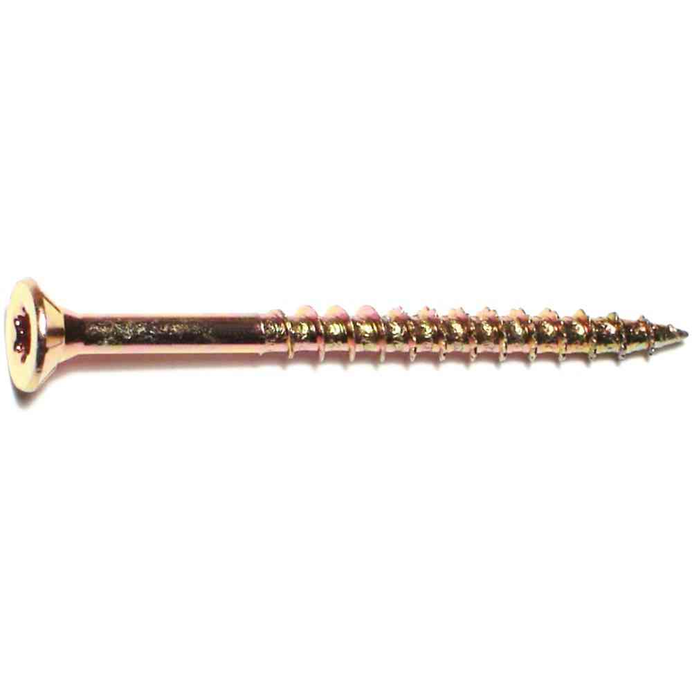 Main 1 - Star Drive Wood Screw #9X2-1/4" Gold 1lb - San Antonio Retail