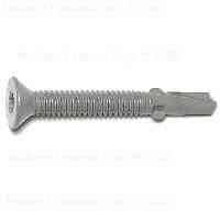 Main 1 - Star Drive Self Drilling Screws w/ Wings 1/4"X2" Gray Ruspert 1lb - San Antonio Retail
