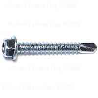 Main 1 - Hex Washer Self Drilling Screws #12X1-1/2" Zinc 1lb - San Antonio Retail