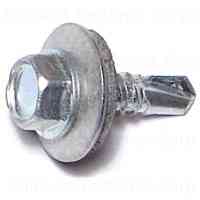 Main 1 - Hex Bond Self Drilling Screw w/ Washer #12X3/4" Zinc 1lb - San Antonio Retail