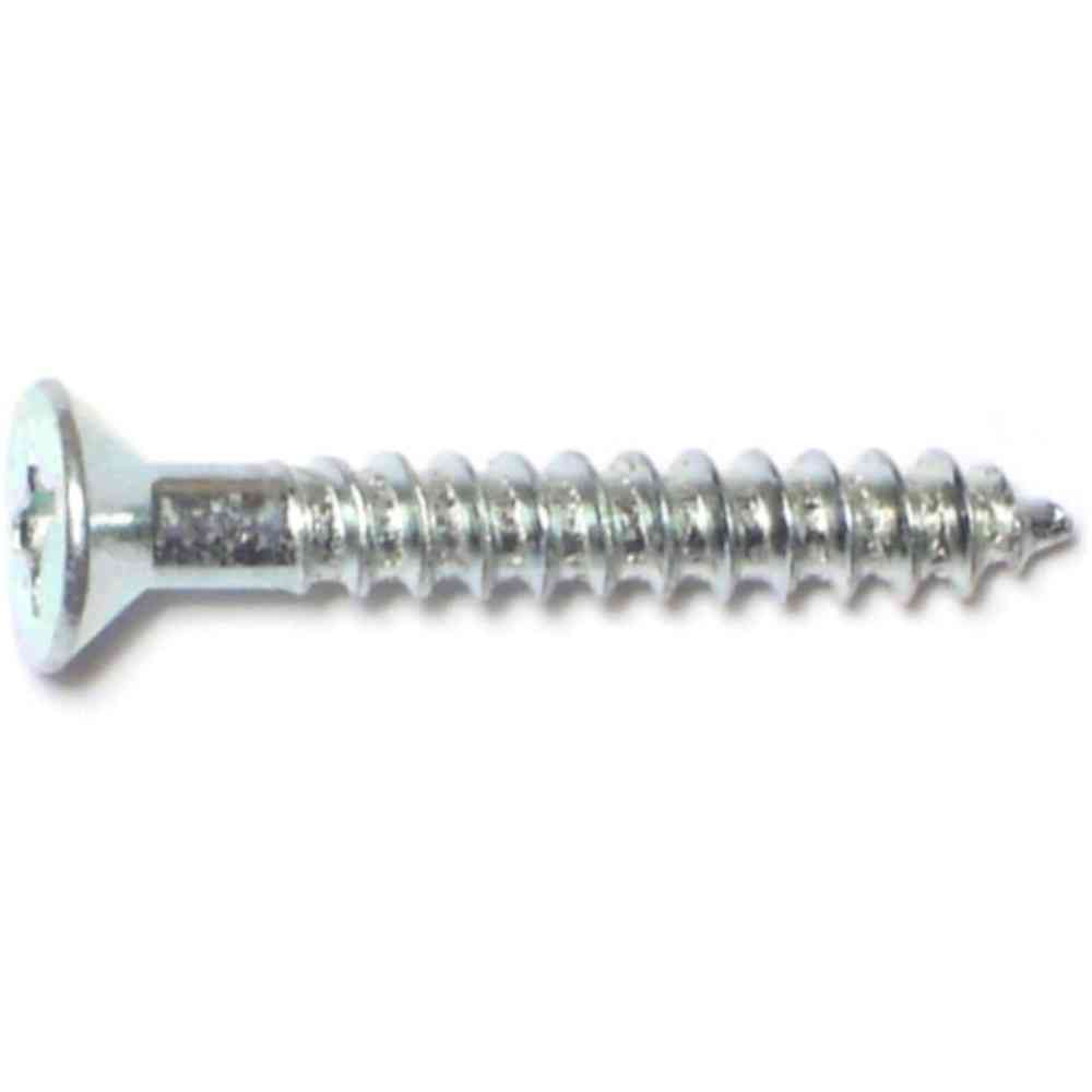 Main 1 - Phillips Flat Wood Screws #6X1" Zinc 150/pk - San Antonio Retail