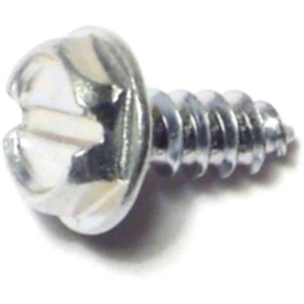 Main 1 - Slotted Hex Washer Sheet Metal Screws #6X3/8" Zinc 175/pk - San Antonio Retail