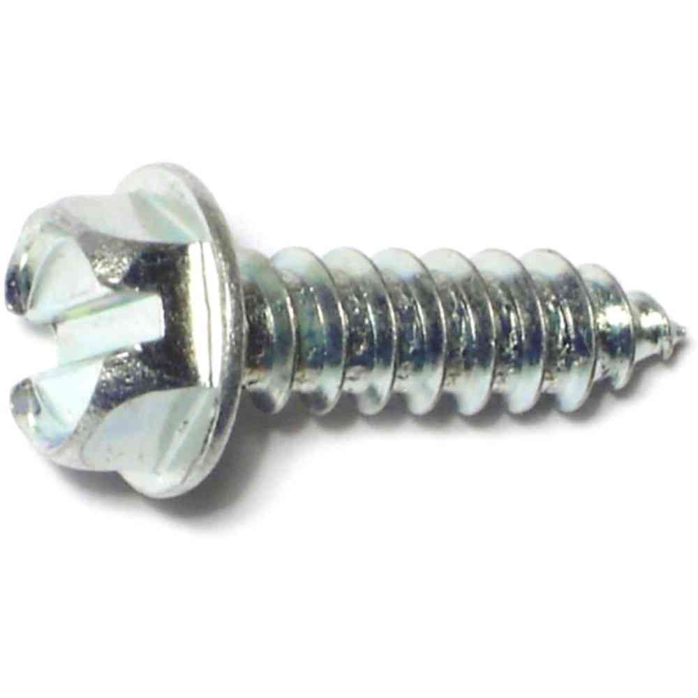 Main 1 - Slotted Hex Washer Sheet Metal Screws #12X3/4" Zinc 50/pk - San Antonio Retail