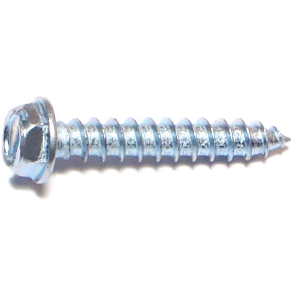 Main 1 - Slotted Hex Washer Sheet Metal Screws #12X1-1/4" Zinc 35/pk - San Antonio Retail