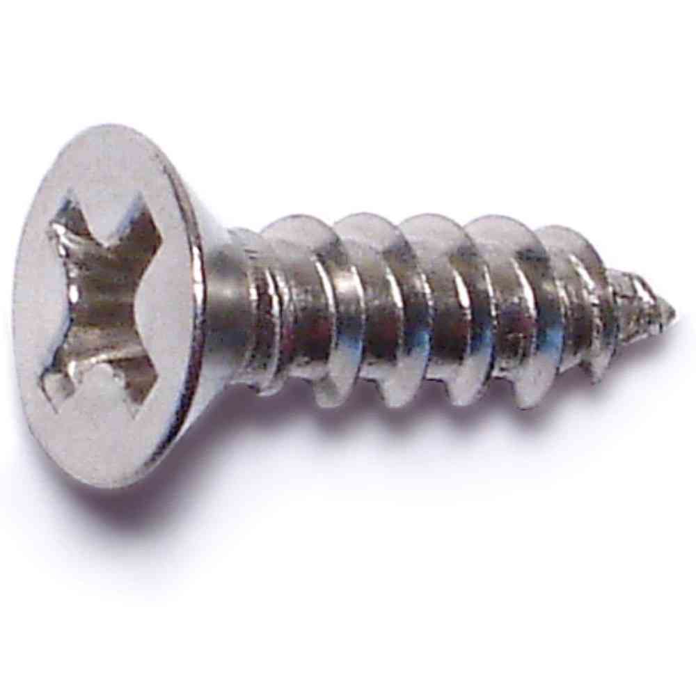 Main 1 - Phillips Flat Sheet Metal Screw #6X1/2" Stainless Steel - San Antonio Retail