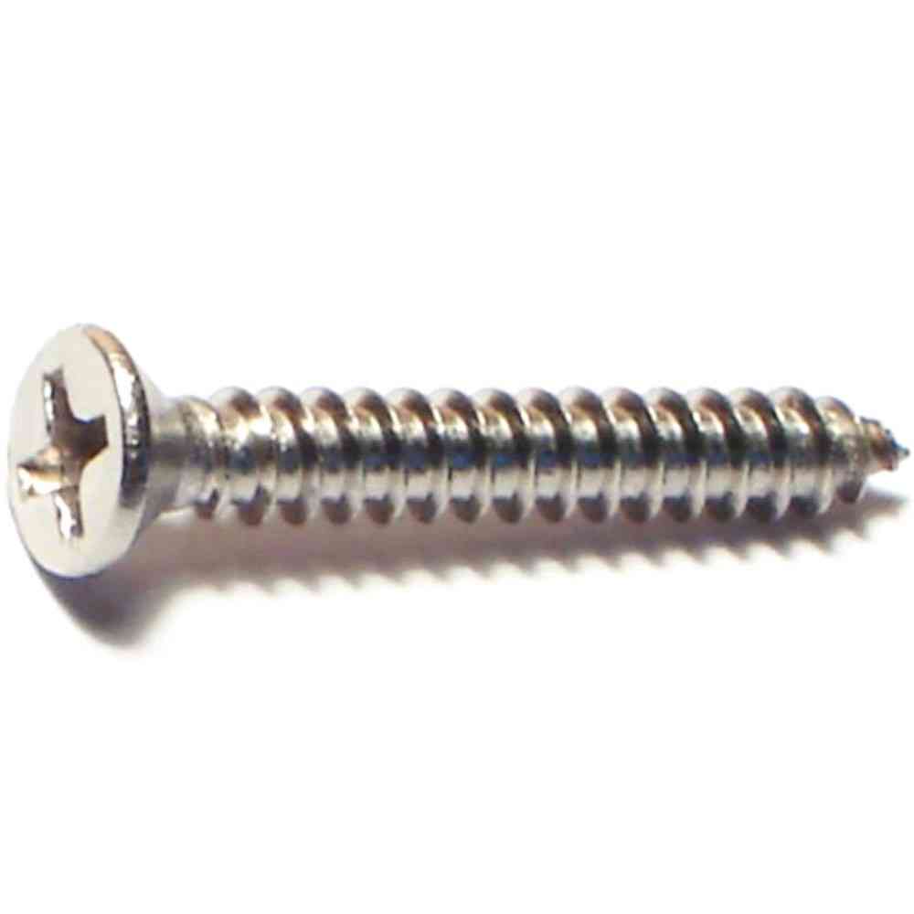 Main 1 - Phillips Flat Sheet Metal Screw #6X1" Stainless Steel - San Antonio Retail