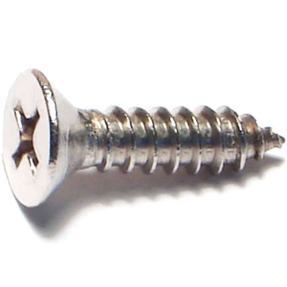 Main 1 - Phillips Flat Sheet Metal Screw #10X3/4" Stainless Steel - San Antonio Retail