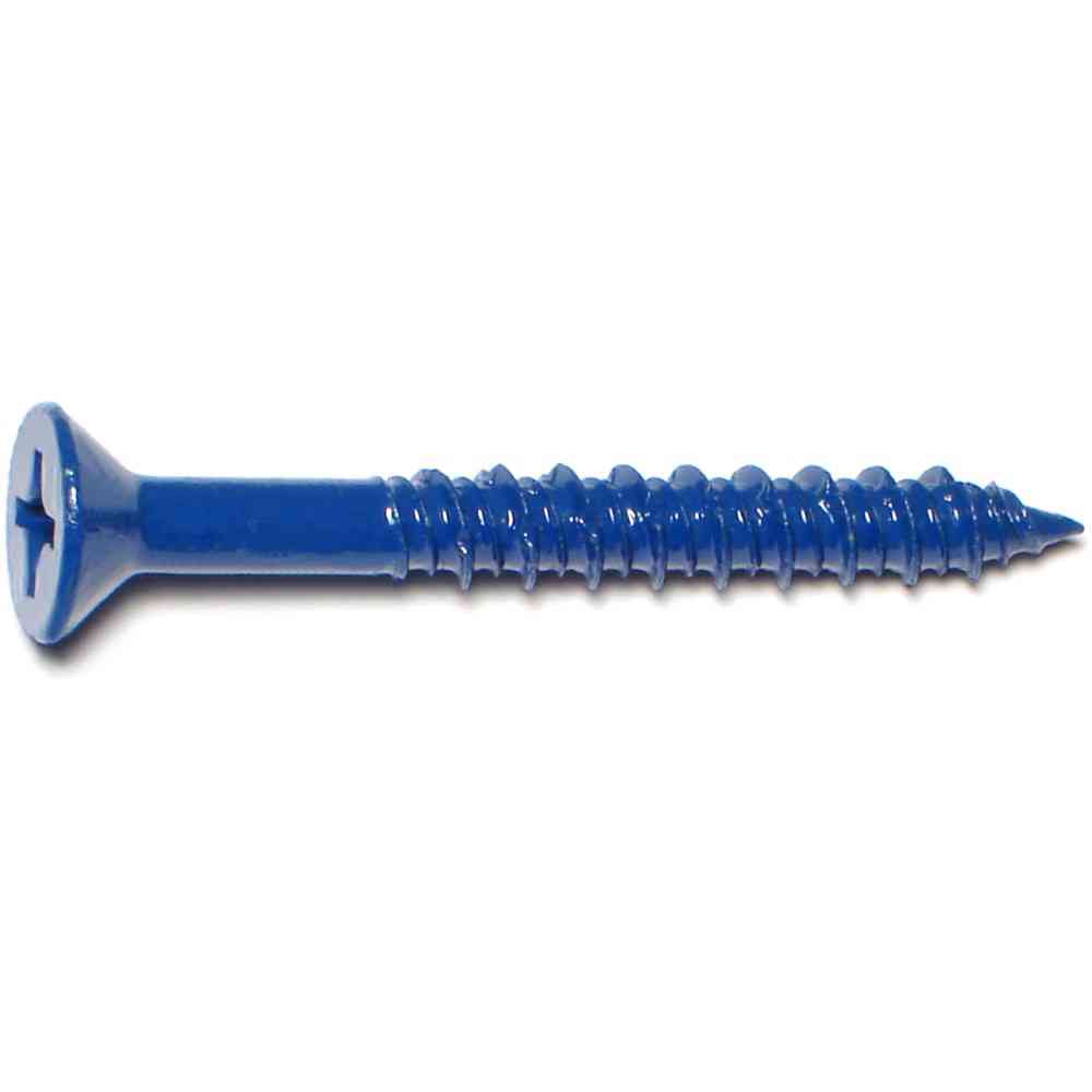 Main 1 - Masonry Phillips Flat Screw 1/4"X2-1/4" Blue Ruspert - San Antonio Retail