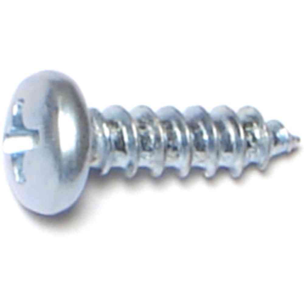 Main 1 - Phillips Pan Sheet Metal Screws #6X1/2" Zinc 150/pk - San Antonio Retail
