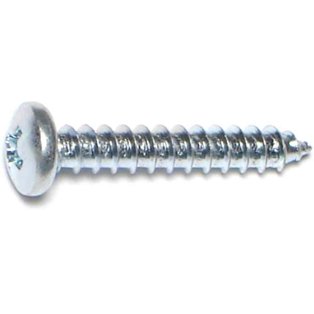 Main 1 - Phillips Pan Sheet Metal Screws #8X1" Zinc 100/pk - San Antonio Retail