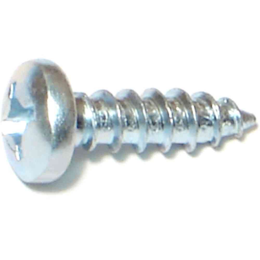 Main 1 - Phillips Pan Sheet Metal Screws #12X3/4" Zinc 60/pk - San Antonio Retail