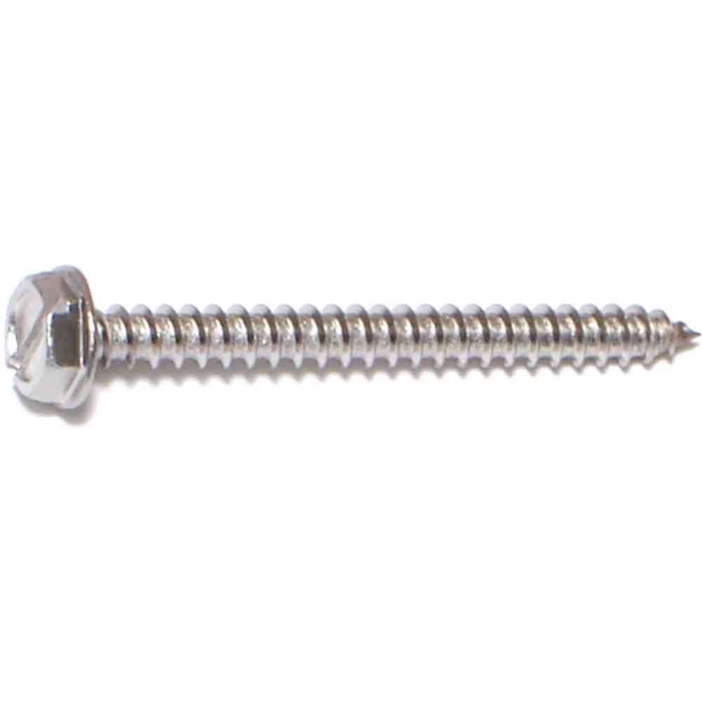 Main 1 - Slotted Hex Washer Sheet Metal Screw #6X1-1/2" Stainless Steel - San Antonio Retail
