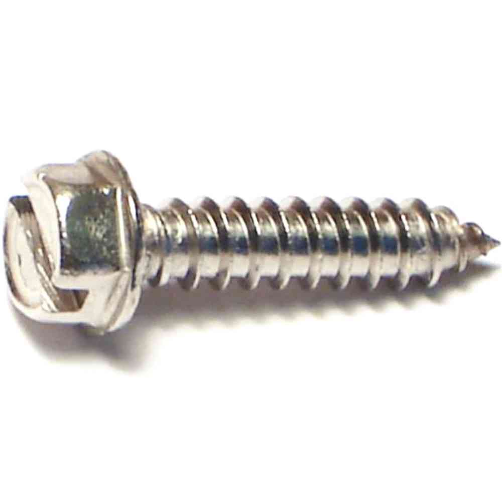 Main 1 - Slotted Hex Washer Sheet Metal Screw #8X1/2" Stainless Steel - San Antonio Retail