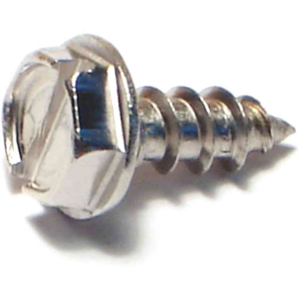 Main 1 - Slotted Hex Washer Sheet Metal Screw #10X1/2" Stainless Steel - San Antonio Retail