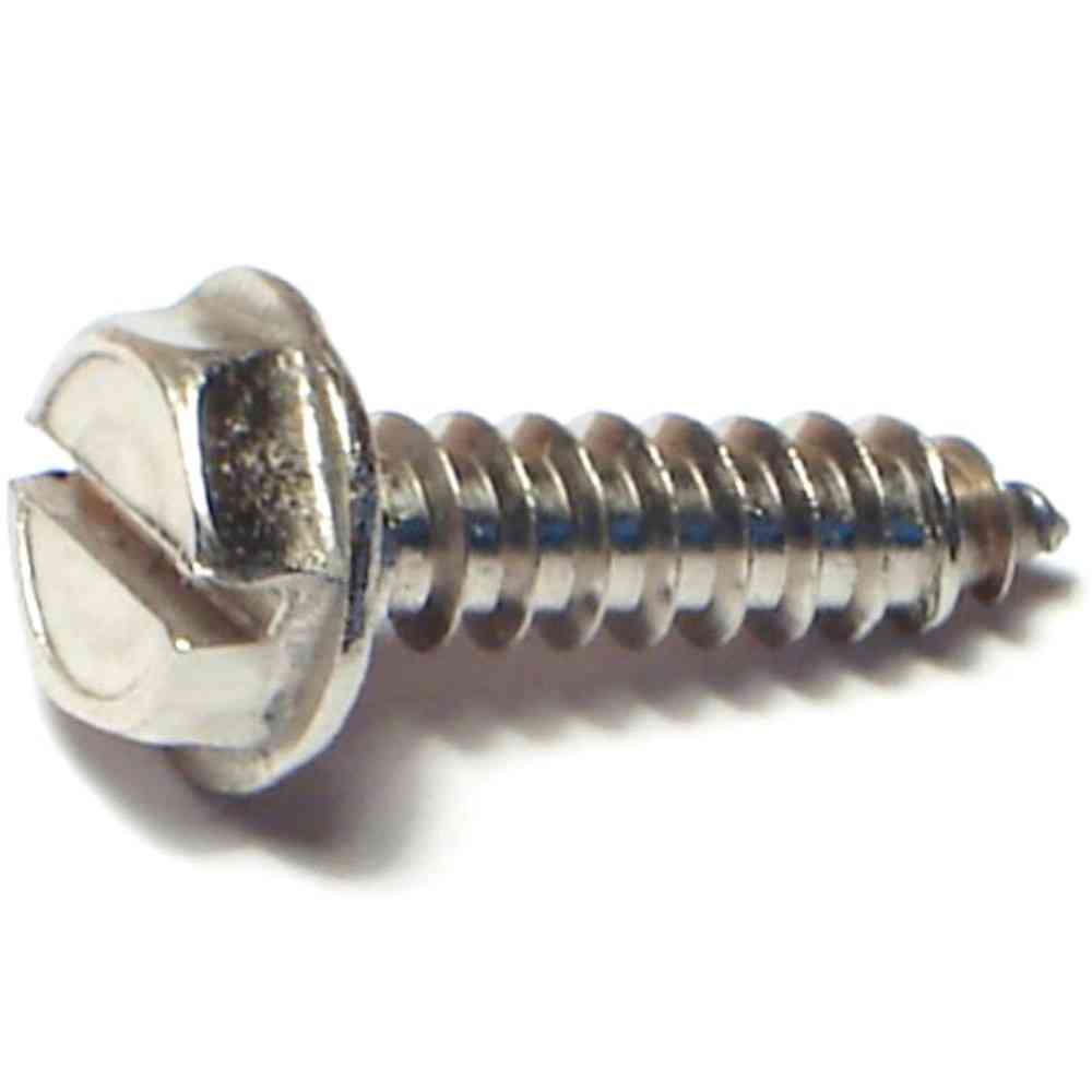Main 1 - Slotted Hex Washer Sheet Metal Screw #10X3/4" Stainless Steel - San Antonio Retail