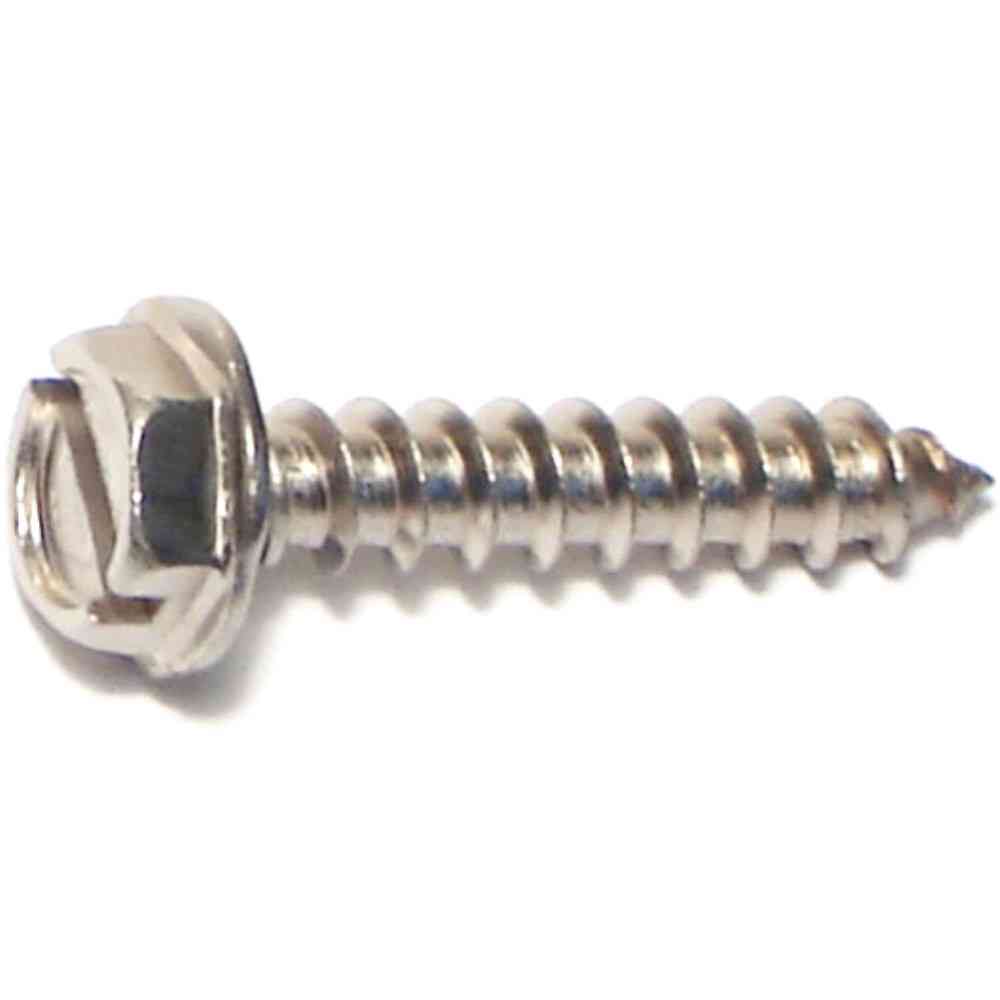 Main 1 - Slotted Hex Washer Sheet Metal Screw #10X1" Stainless Steel - San Antonio Retail